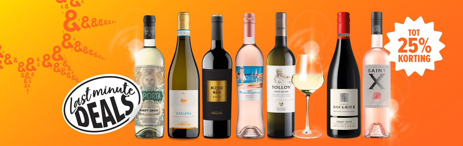Last minute deals! Zomerse wijn deals. Ontdek de smaken van de zomer! Nu extra voordelig 